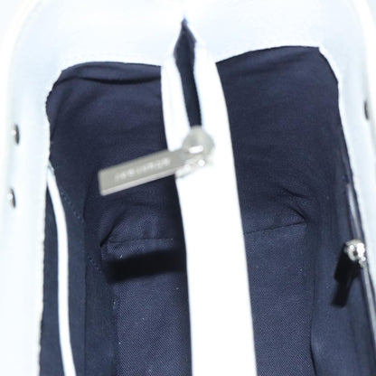 Burberry White Canvas Handbag