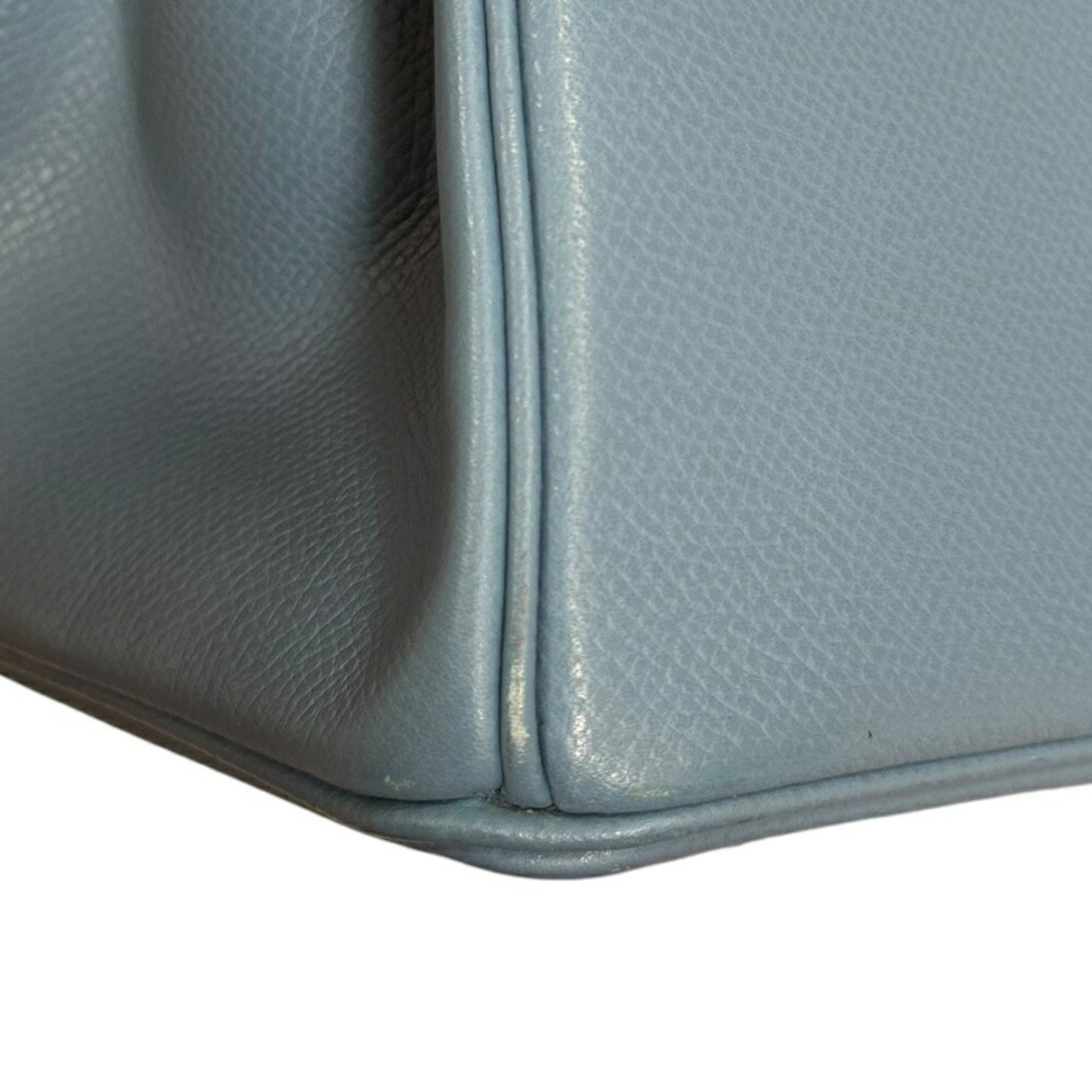 Hermès Blue Leather Birkin 25