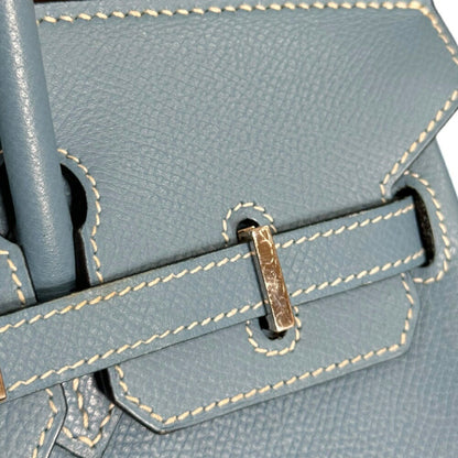 Hermès Blue Leather Birkin 25