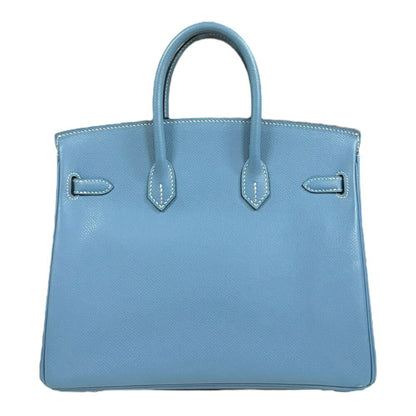 Hermès Blue Leather Birkin 25