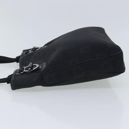 Salvatore Ferragamo Black Canvas Gancini