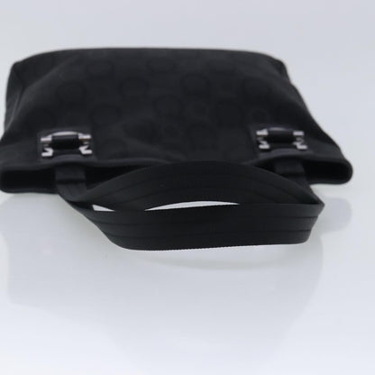 Salvatore Ferragamo Black Canvas Gancini