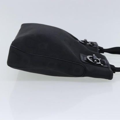 Salvatore Ferragamo Black Canvas Gancini