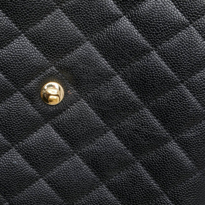 Chanel Black Leather Coco Handle