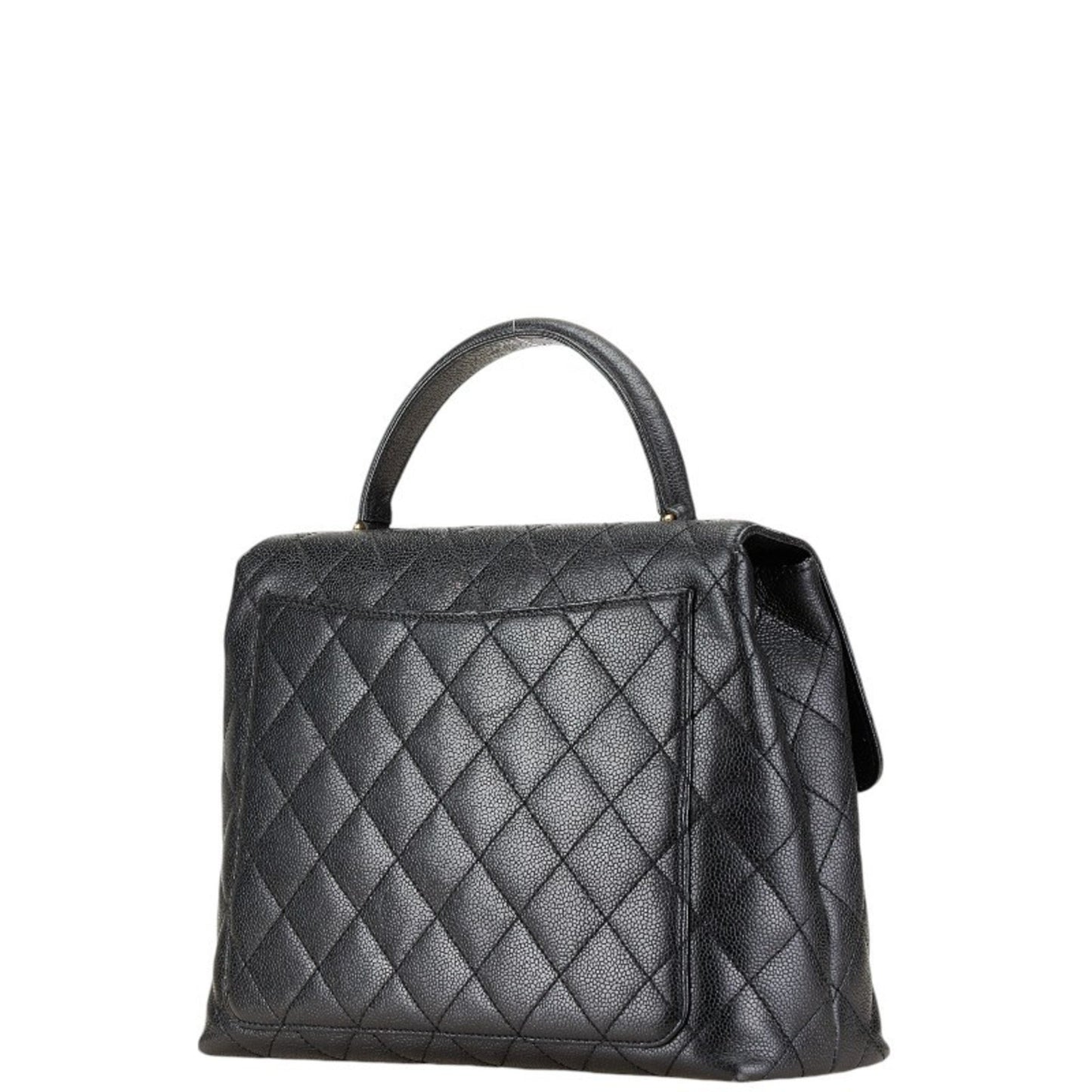 Chanel Black Leather Coco Handle