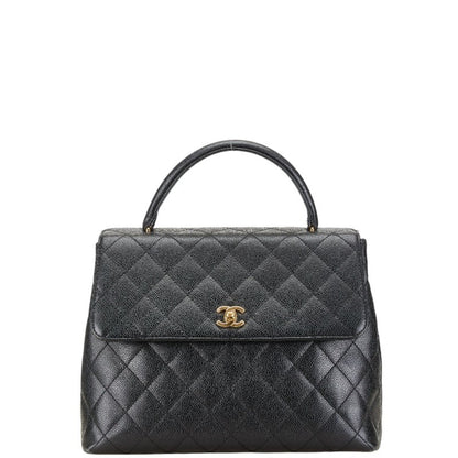 Chanel Black Leather Coco Handle