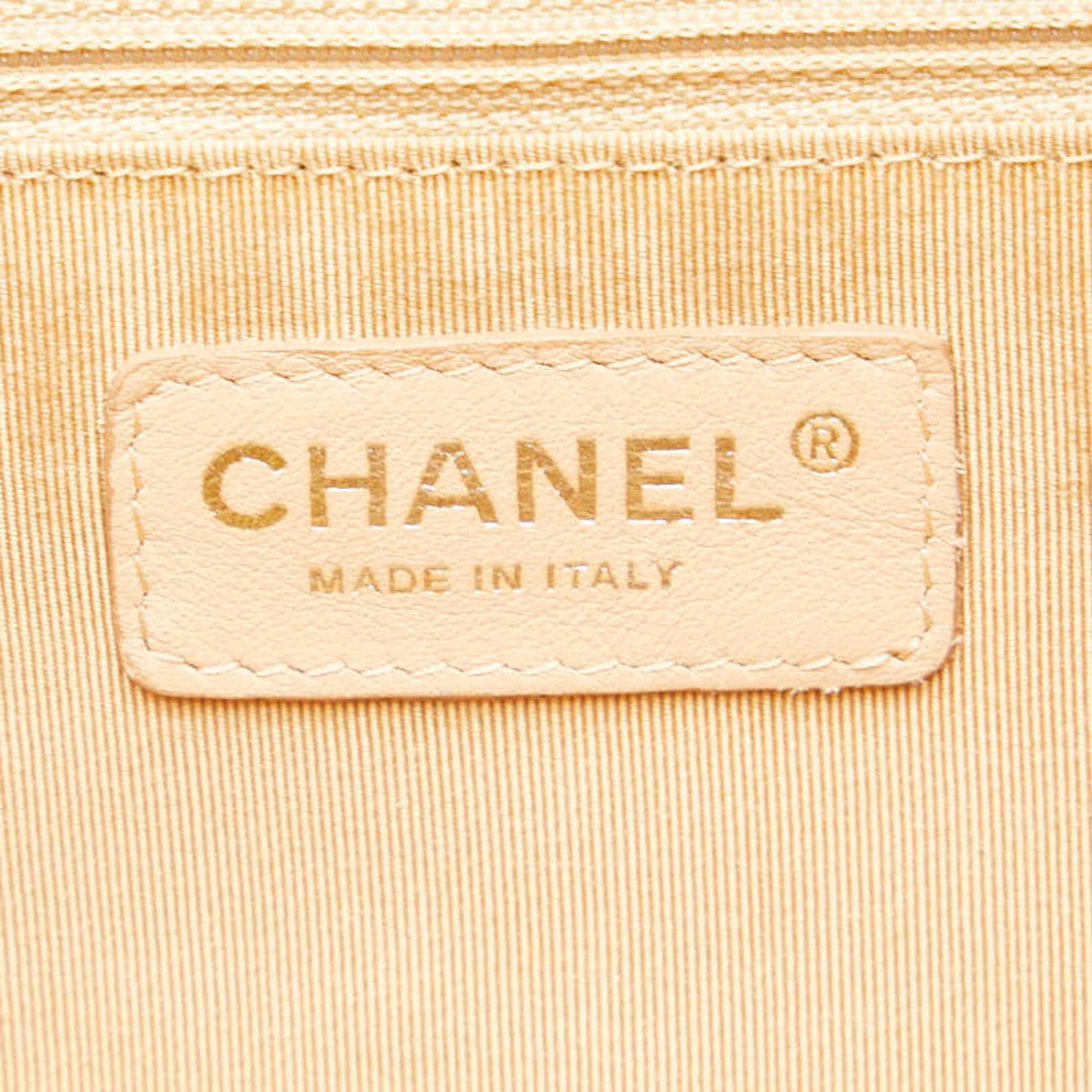 Chanel Brown Leather Bowling