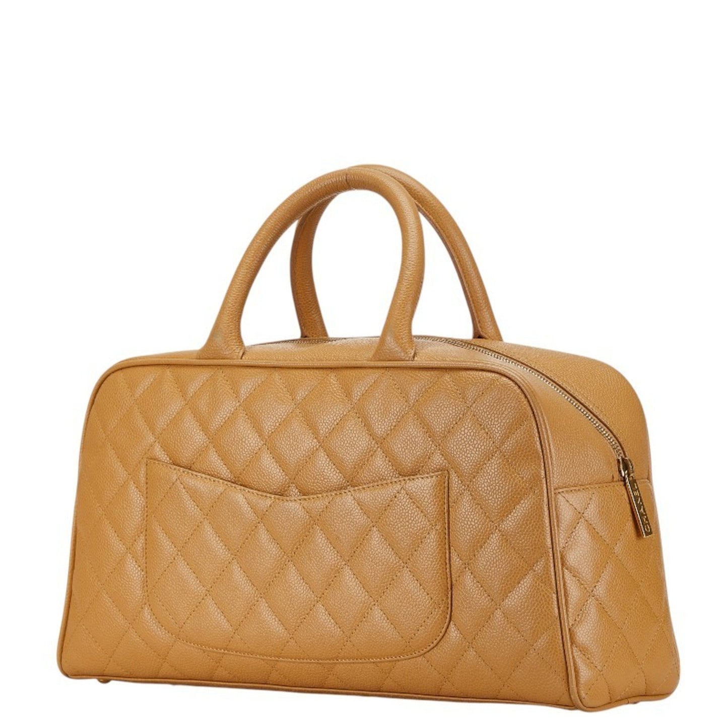 Chanel Brown Leather Bowling