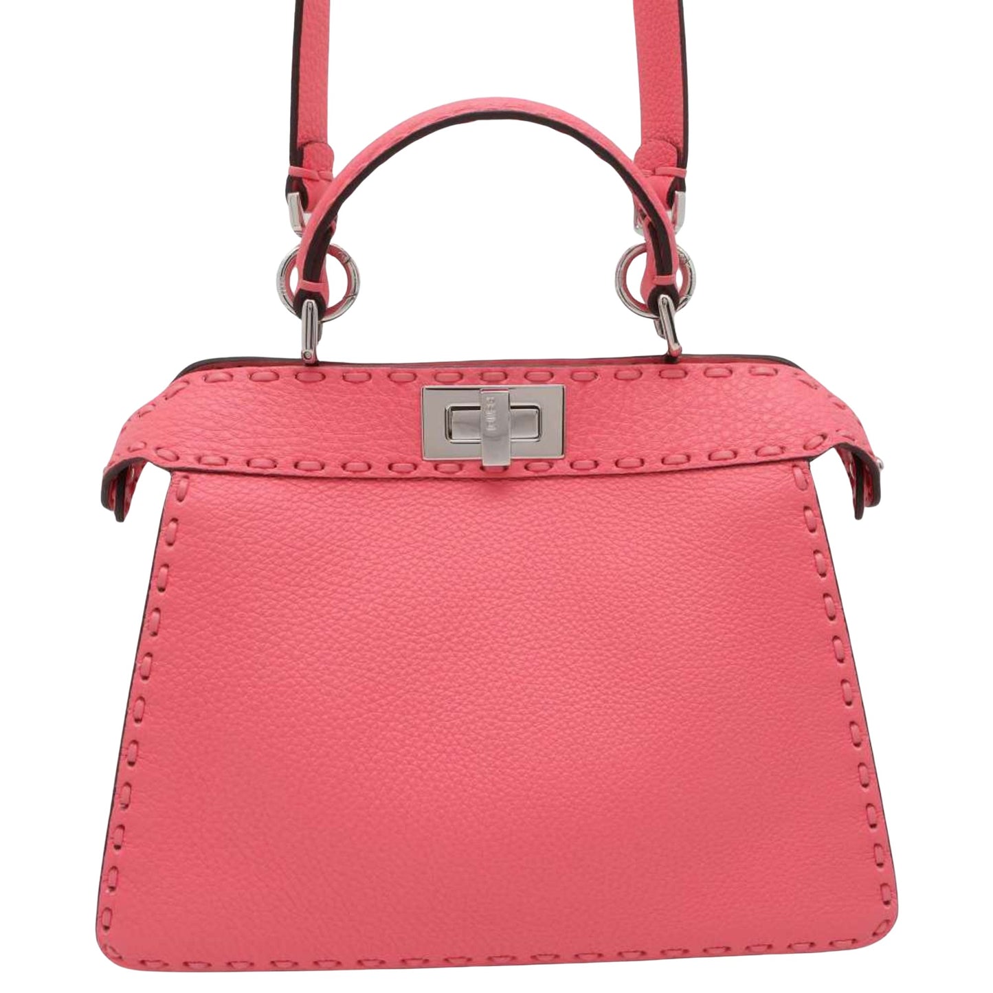 Fendi Pink Leather Peekaboo