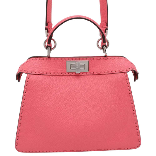 Fendi Pink Leather Peekaboo