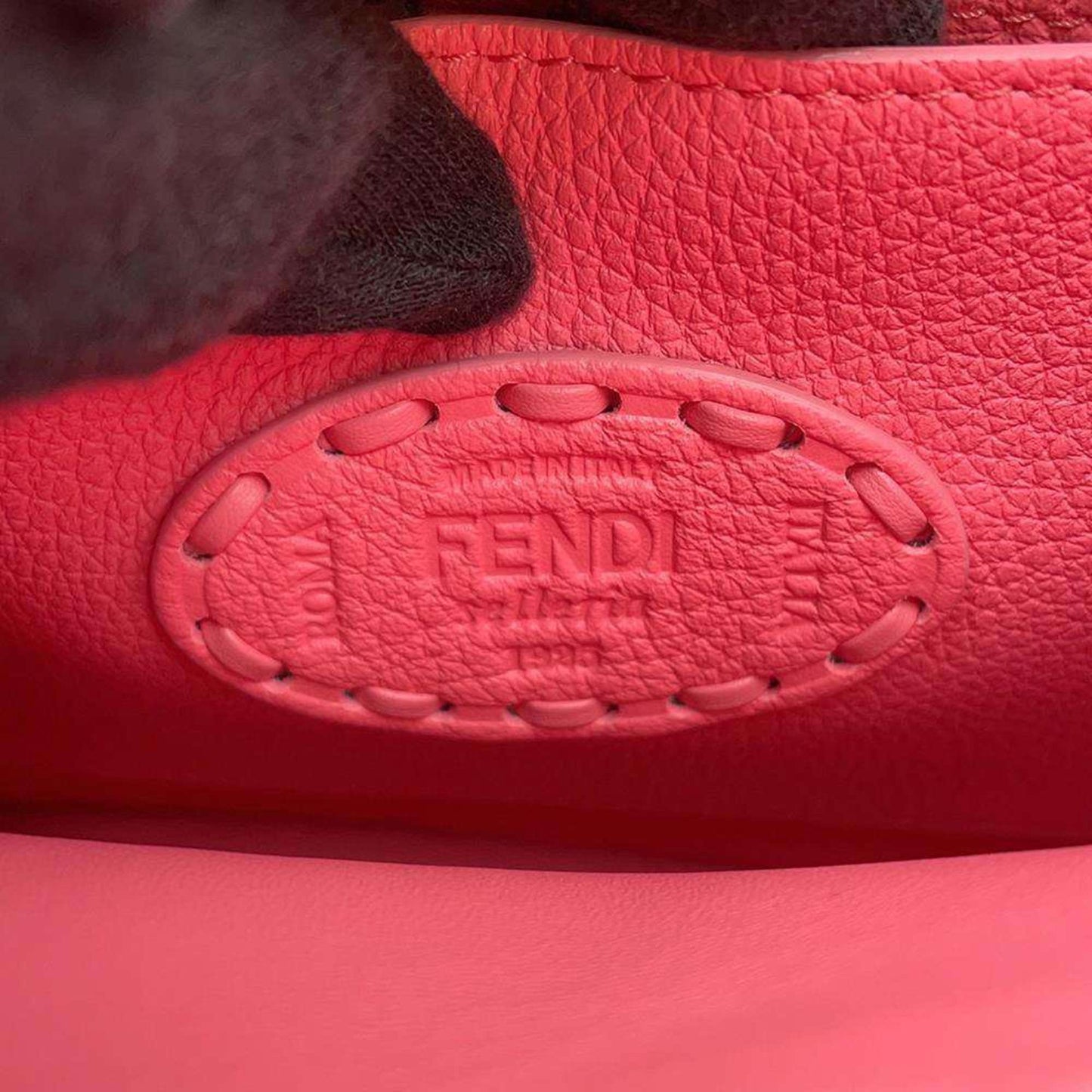 Fendi Pink Leather Peekaboo