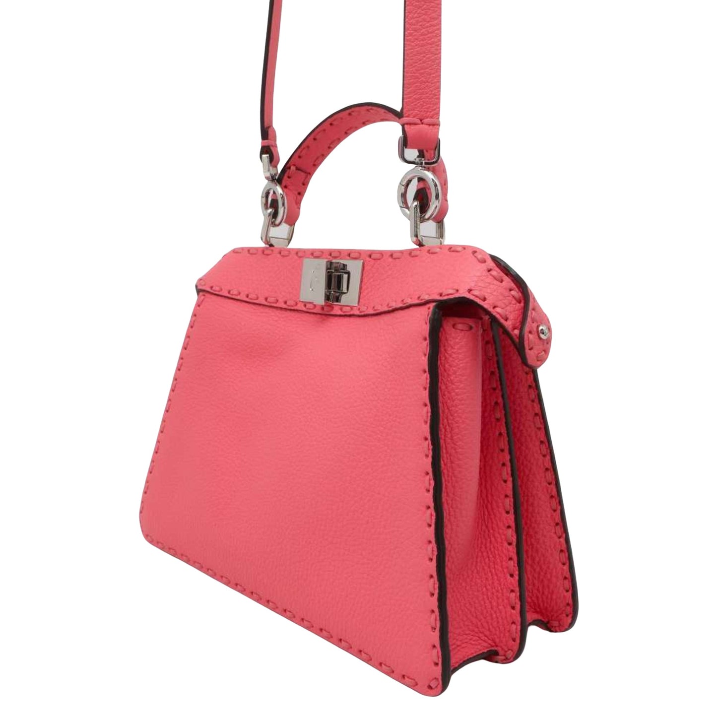 Fendi Pink Leather Peekaboo