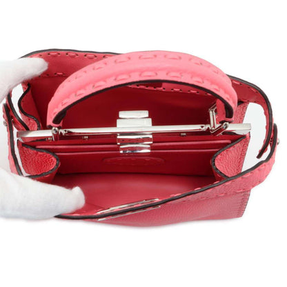 Fendi Pink Leather Peekaboo