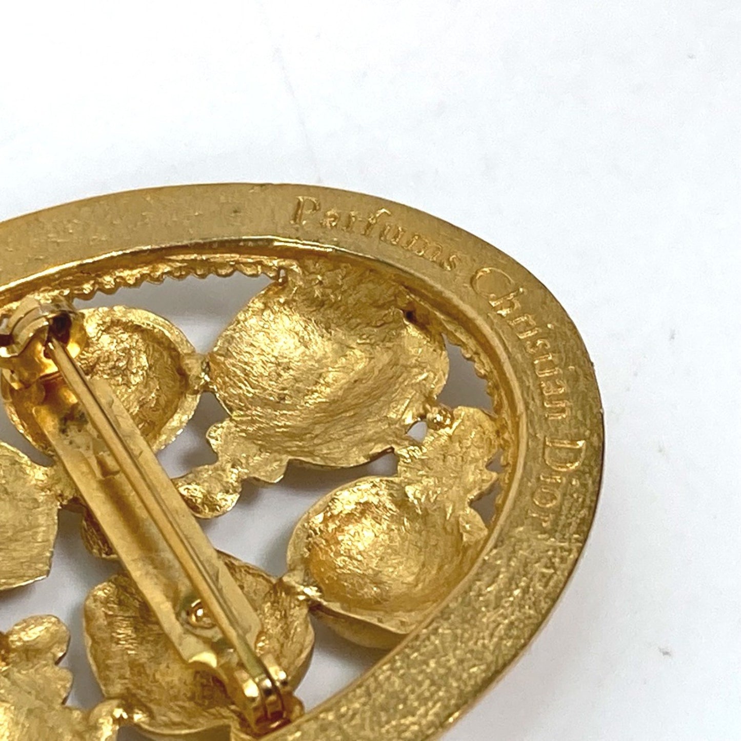 Dior Gold Gold Plated Brooch