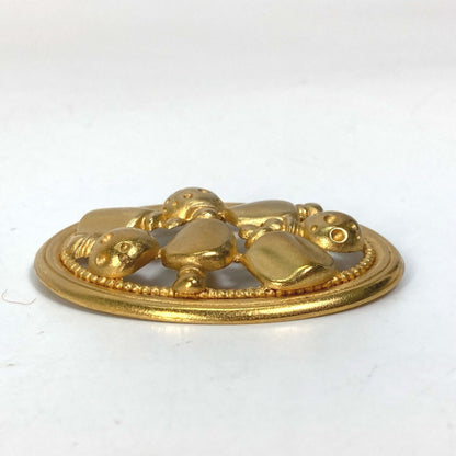 Dior Gold Gold Plated Brooch