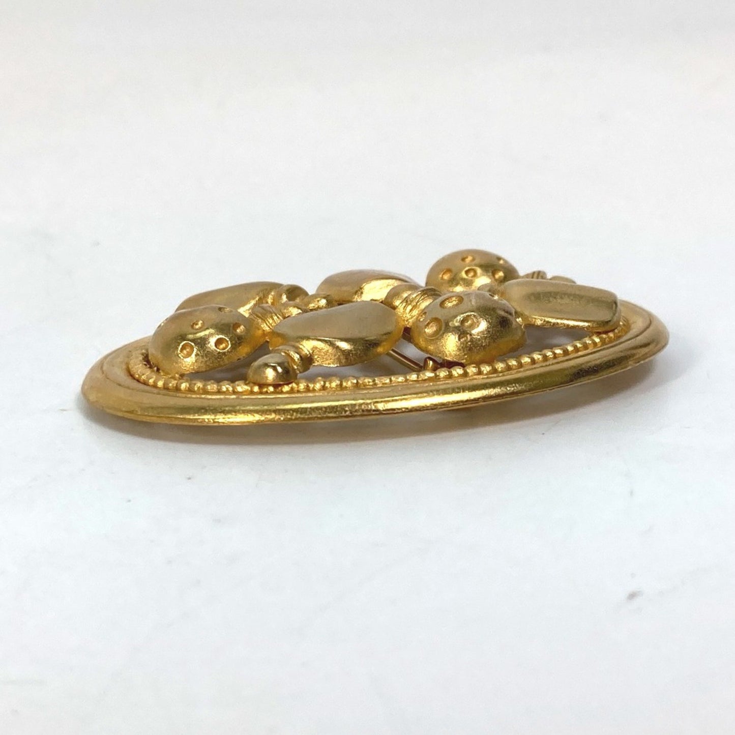 Dior Gold Gold Plated Brooch