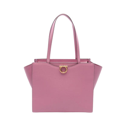 Fendi Gray Leather Selleria