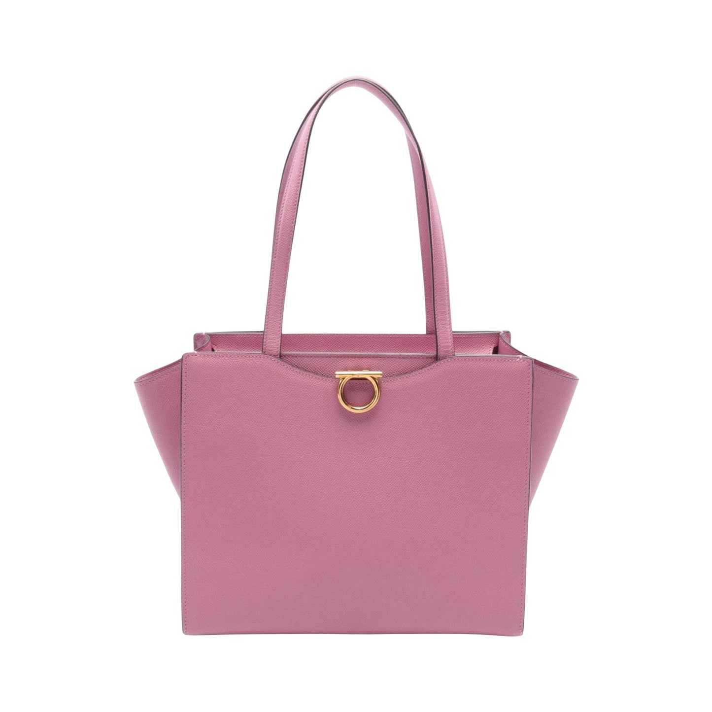 Salvatore Ferragamo Pink Leather Gancini