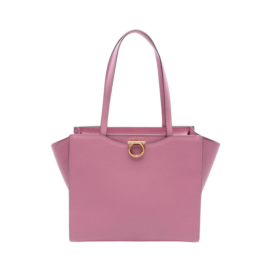 Salvatore Ferragamo Pink Leather Gancini