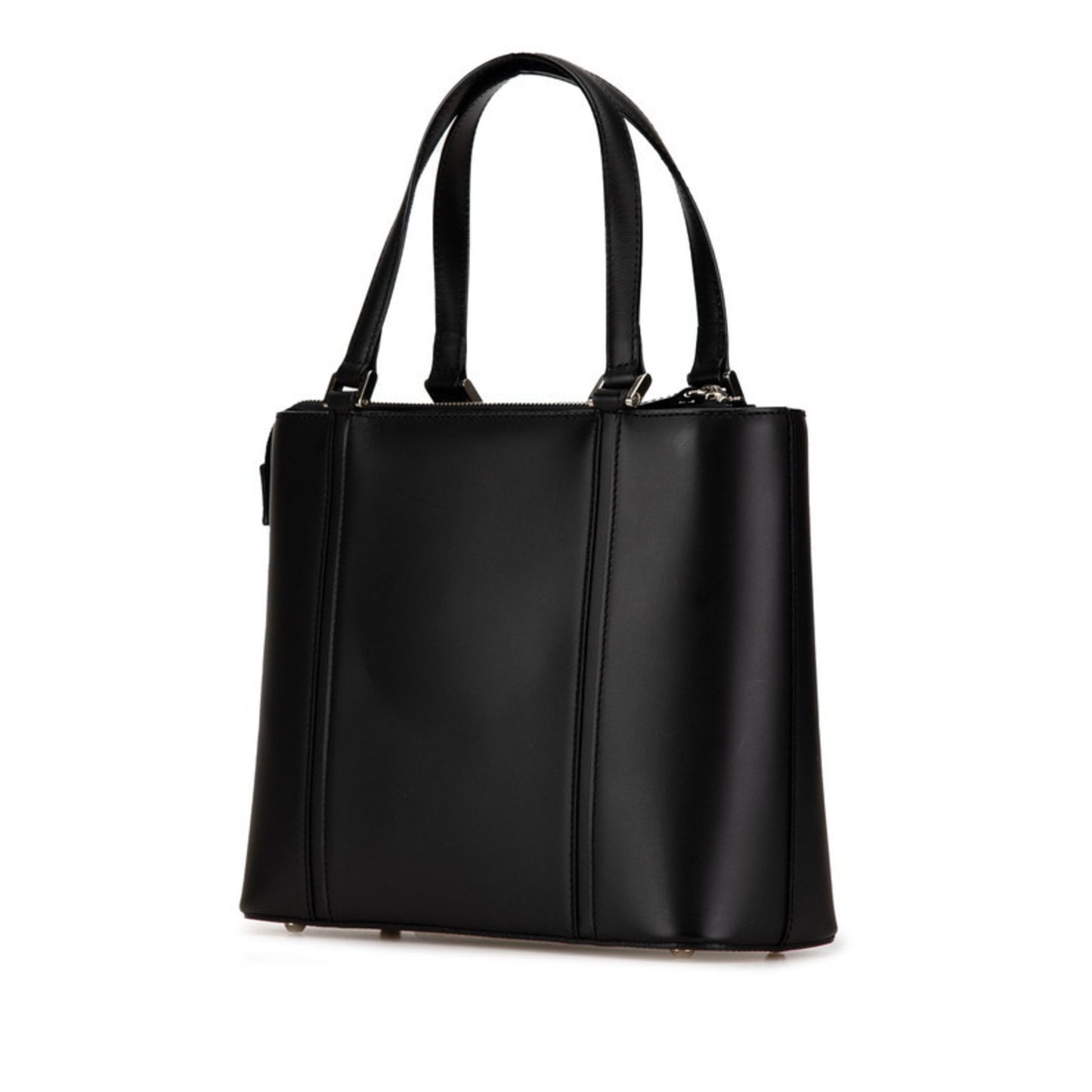 Burberry Black Leather Nova Check