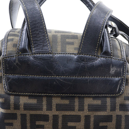 Fendi Brown Canvas Backpack