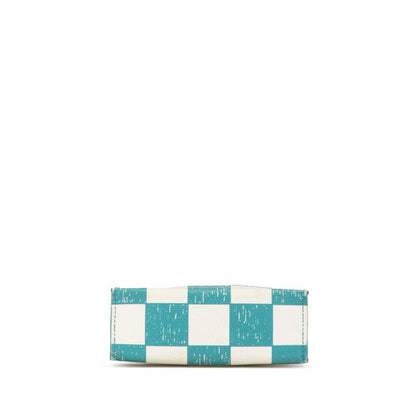 Louis Vuitton Green Leather Sac Plat