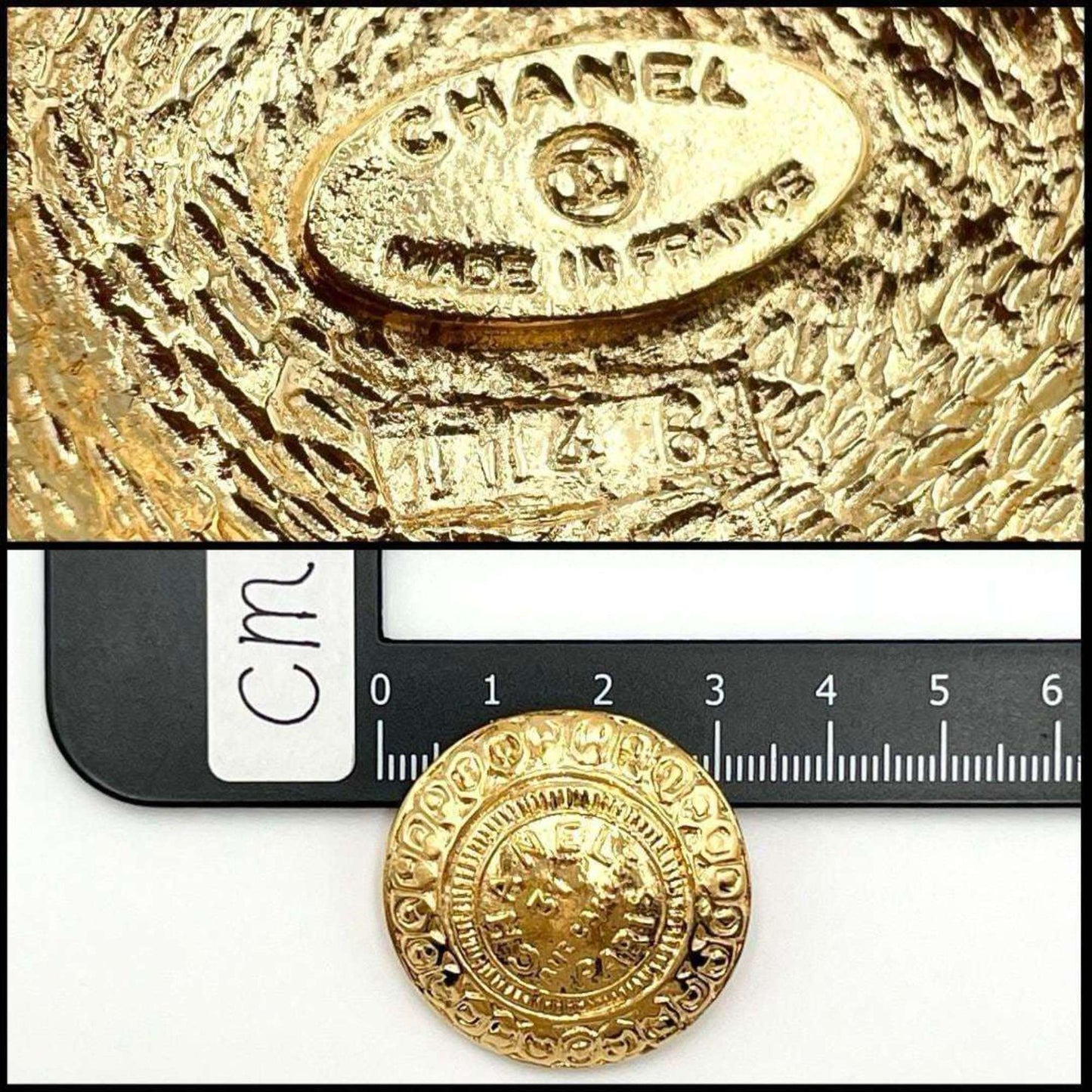 Chanel Gold Metal Cambon