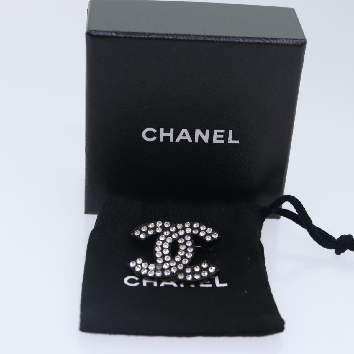 Chanel Black Metal Coco Mark