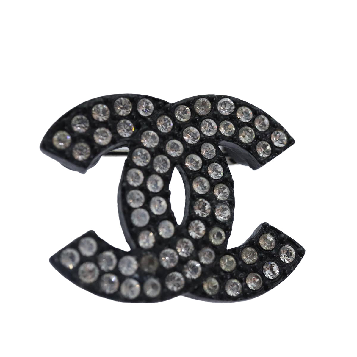 Chanel Black Metal Coco Mark