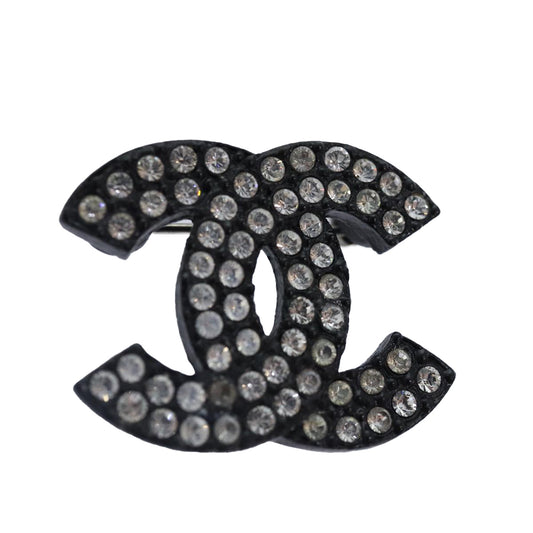 Chanel Black Metal Coco Mark