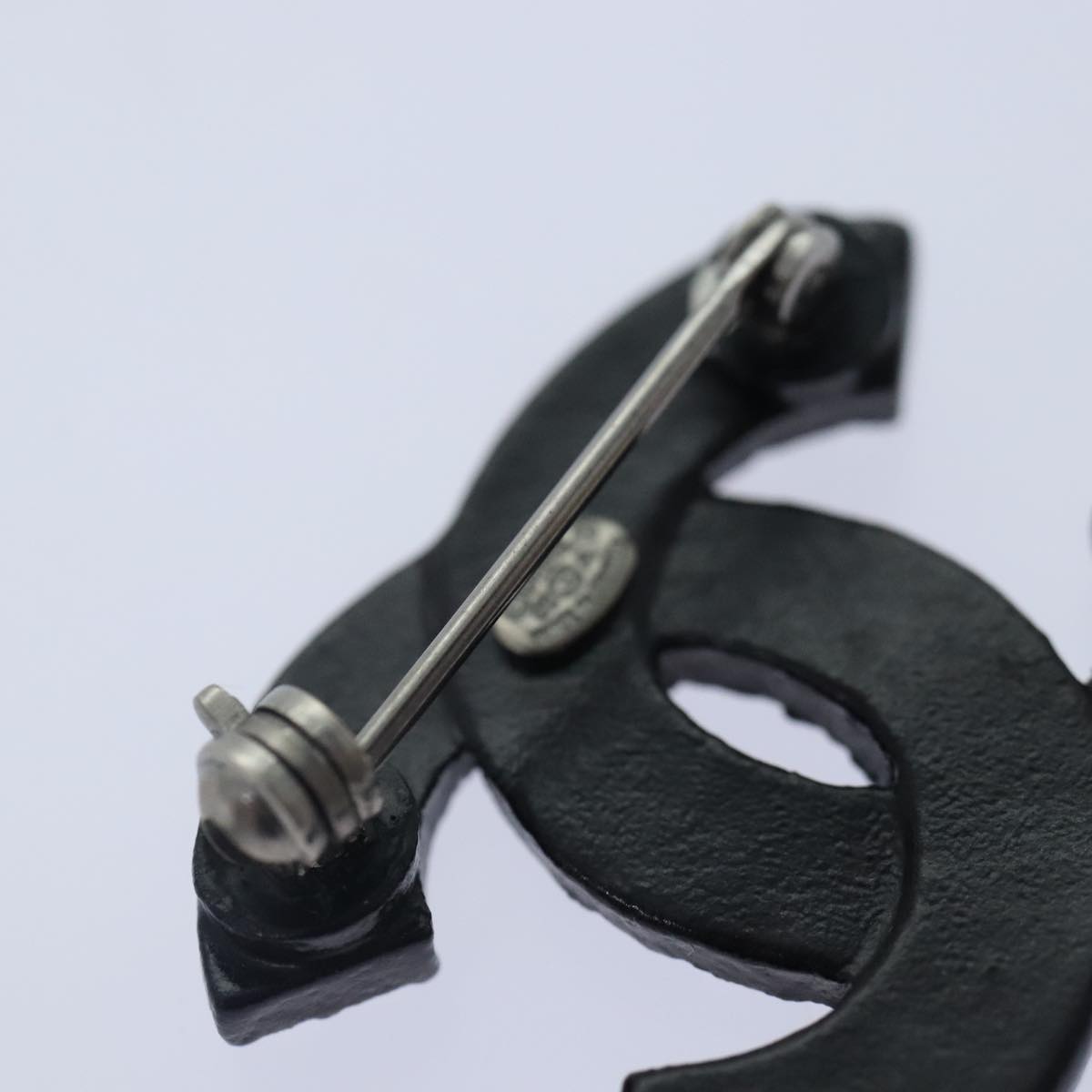 Chanel Black Metal Coco Mark