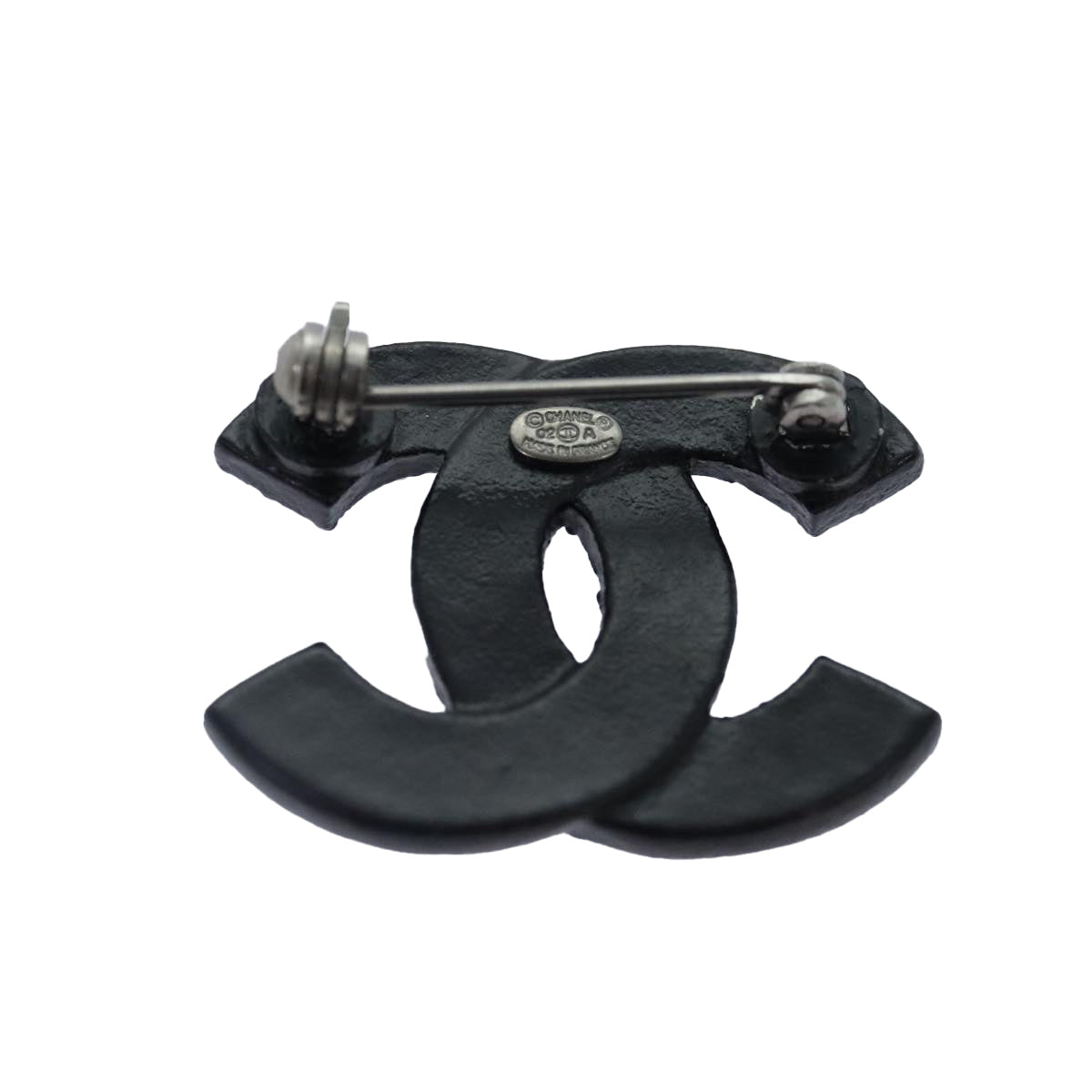 Chanel Black Metal Coco Mark