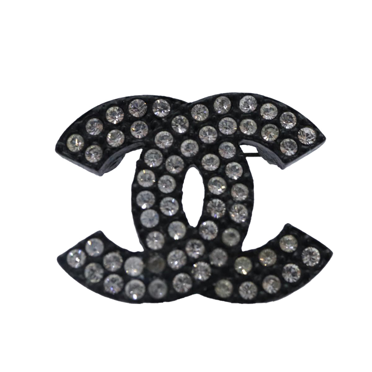 Chanel Black Metal Coco Mark