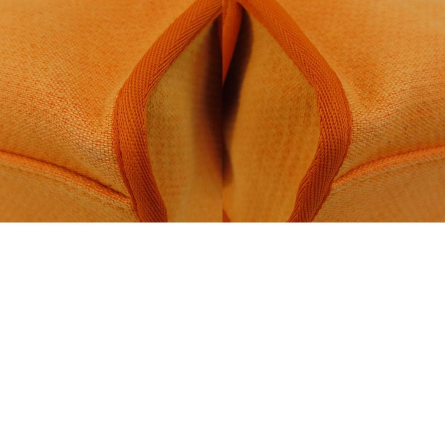 Chanel Orange Canvas Handbag