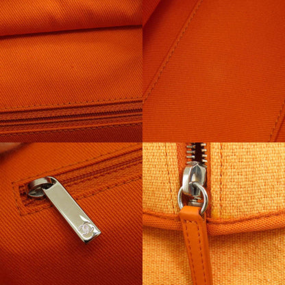 Chanel Orange Canvas Handbag