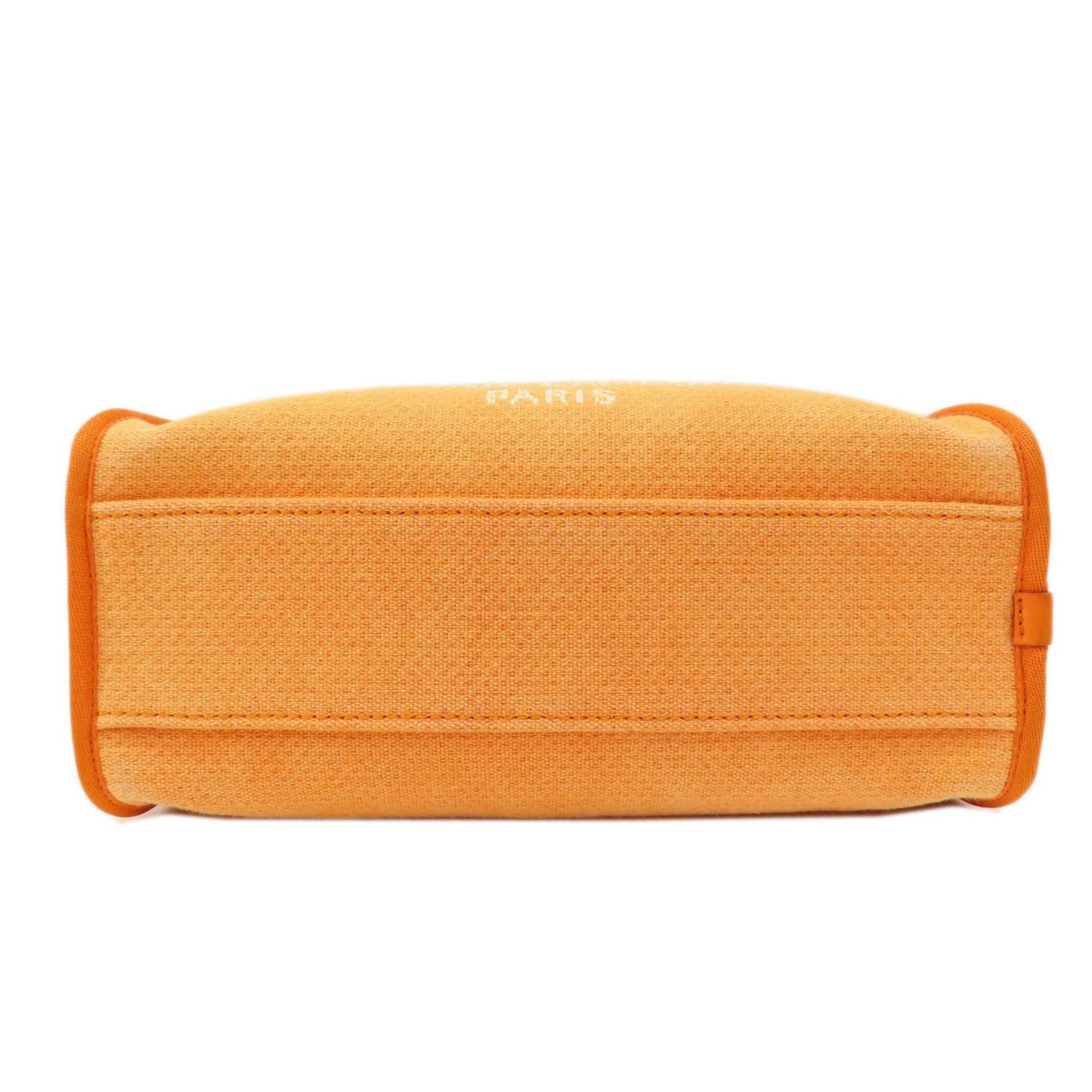 Chanel Orange Canvas Handbag