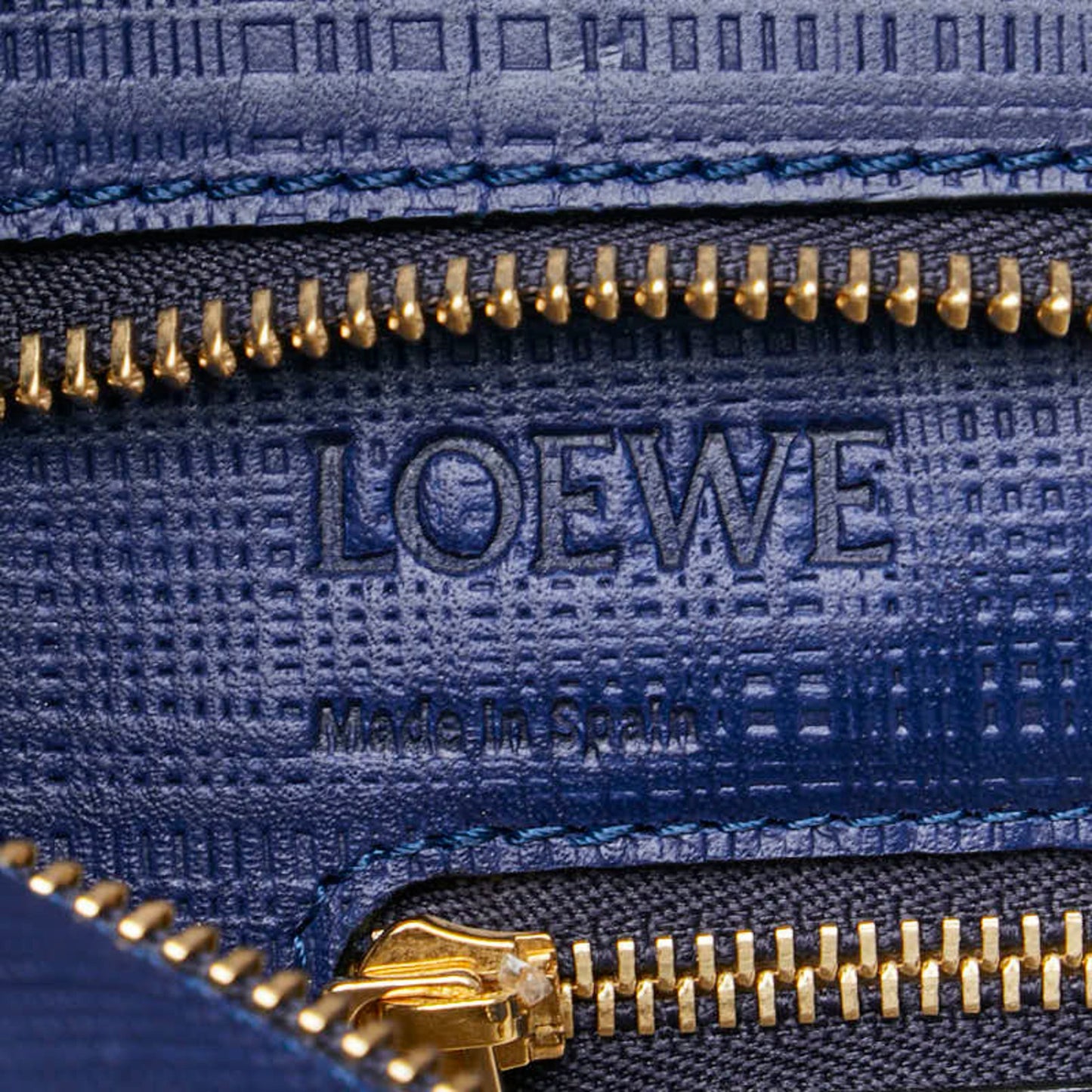 Loewe Blue Leather Anagram
