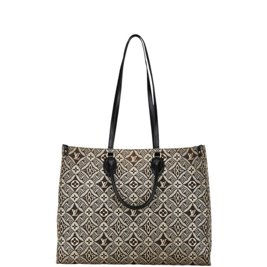 Louis Vuitton Black Canvas Onthego Gm