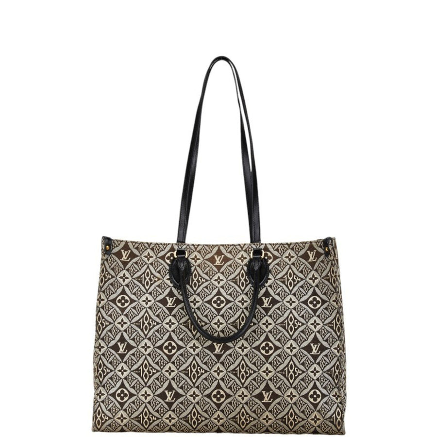 Louis Vuitton Black Canvas Onthego Gm