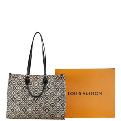 Louis Vuitton Black Canvas Onthego Gm