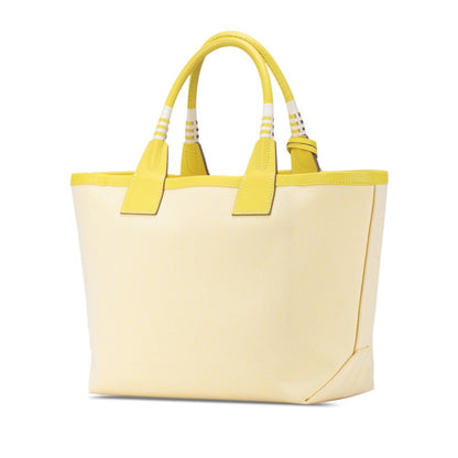Hermès Yellow Canvas Steeple Tote
