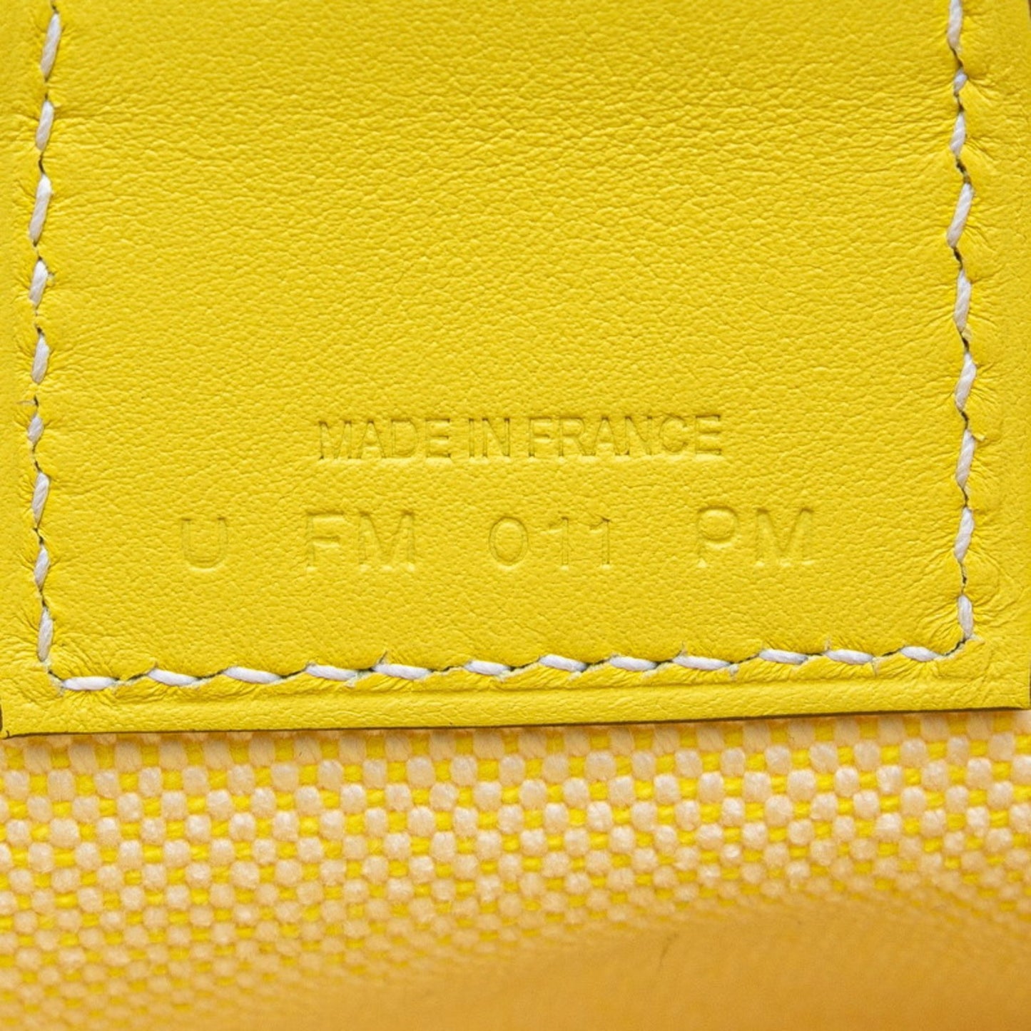 Hermès Yellow Canvas Steeple Tote