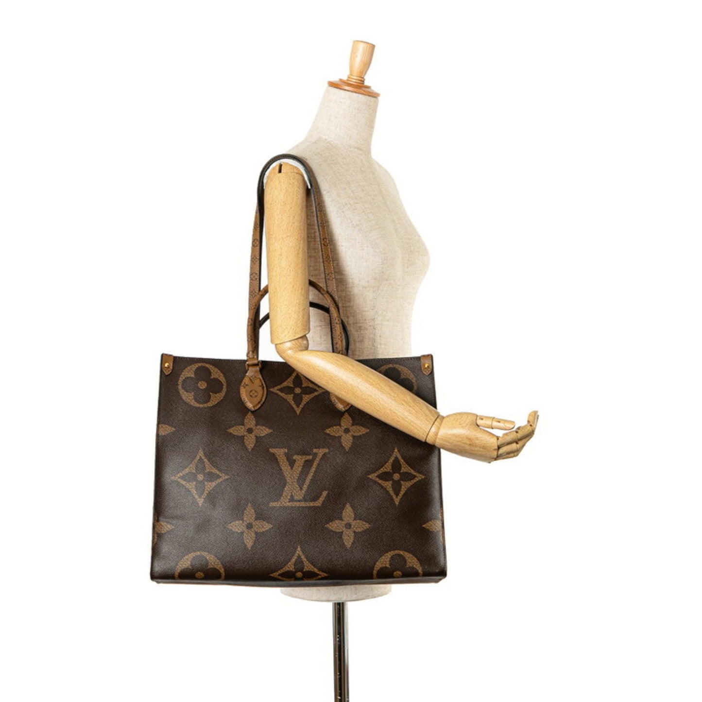 Louis Vuitton Brown Canvas Onthego Gm