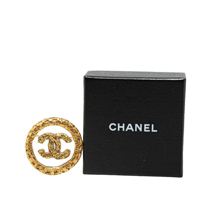 Chanel Gold Gold Plated Coco Mark