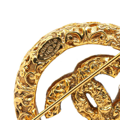 Chanel Gold Gold Plated Coco Mark