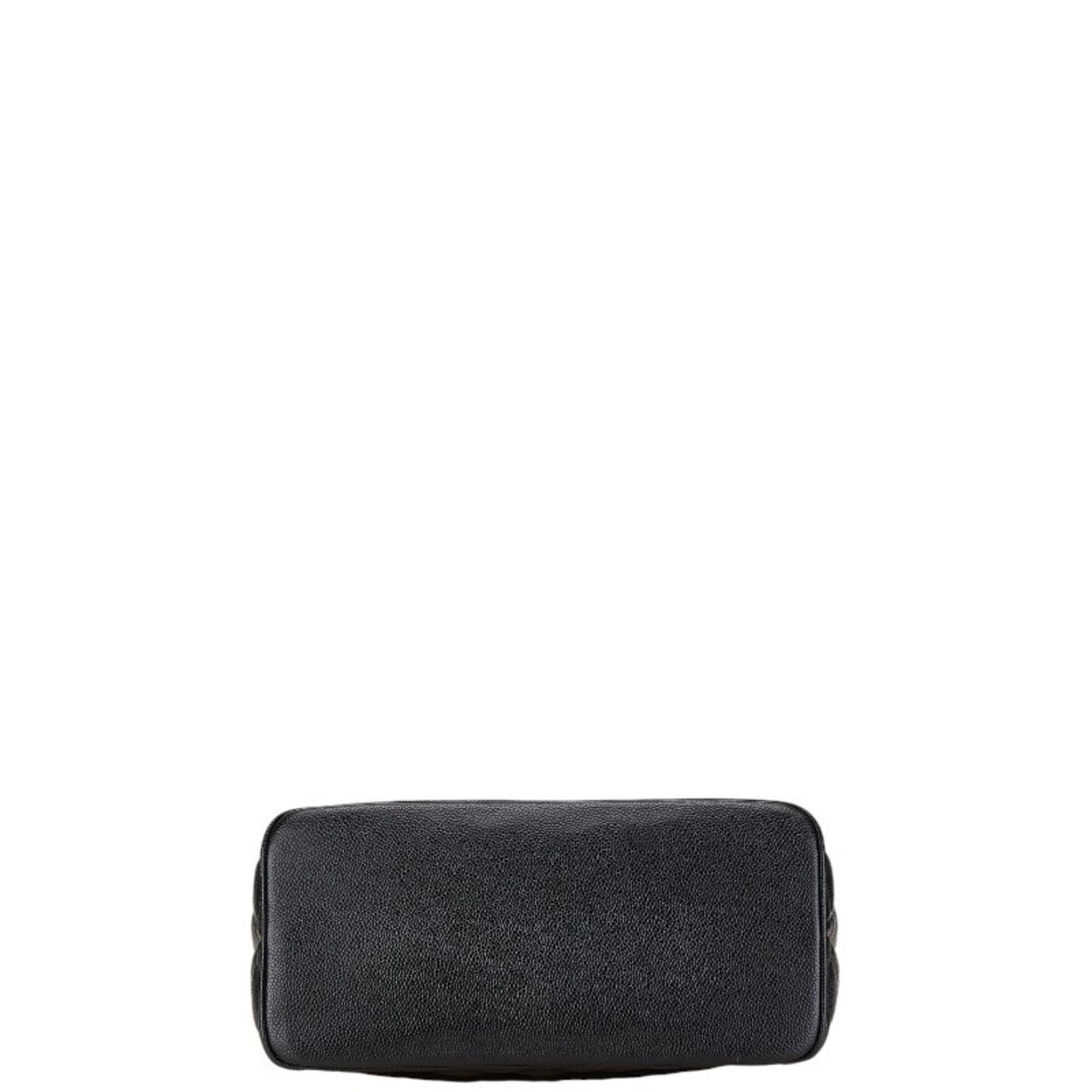 Chanel Black Leather Medaillon