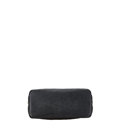 Chanel Black Leather Medaillon