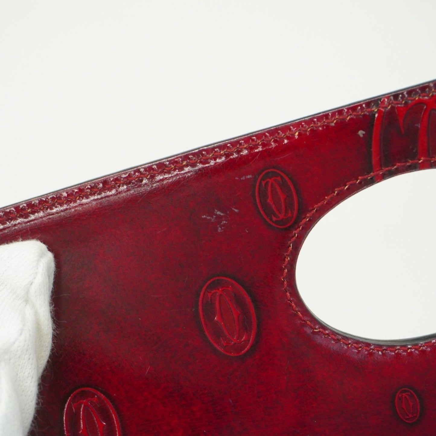 Cartier Red Patent Leather Must Line