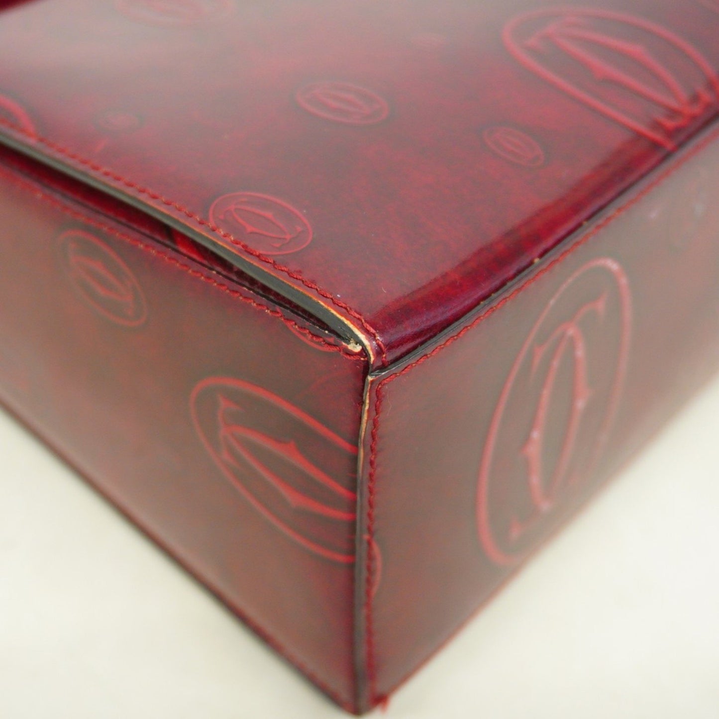 Cartier Red Patent Leather Must Line