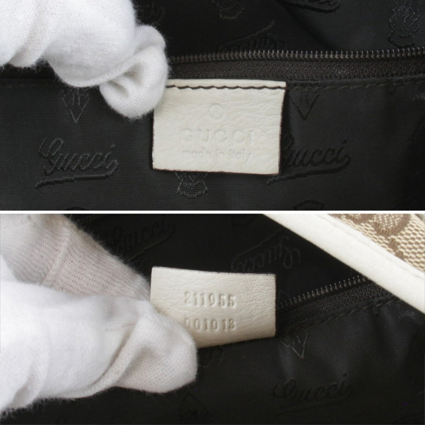 Gucci Brown Canvas Tote